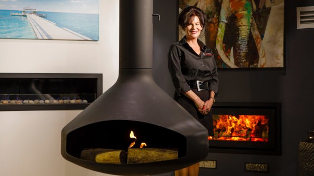 Owner of Burning Log Indoor Outdoor Natalie Carey says interest in woodfire heaters is only increasing.