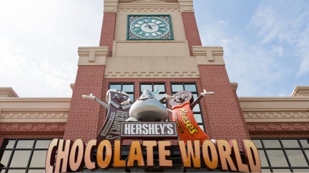 Hershey's Factory Works and Chocolate World.

