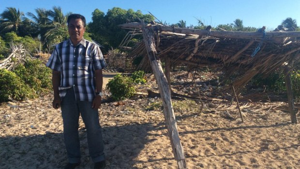Landu village chief Semuel Messak says the disaster destroyed seaweed farming and dwindled fish stock.