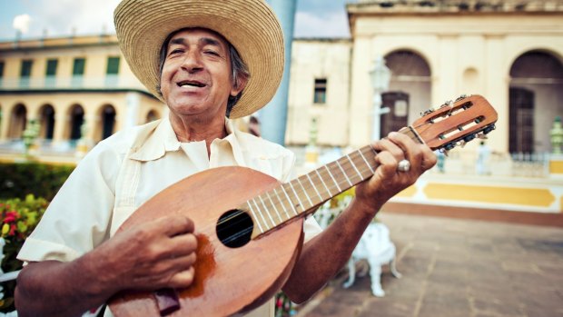 Music is an integral part of street life in Trinidad.