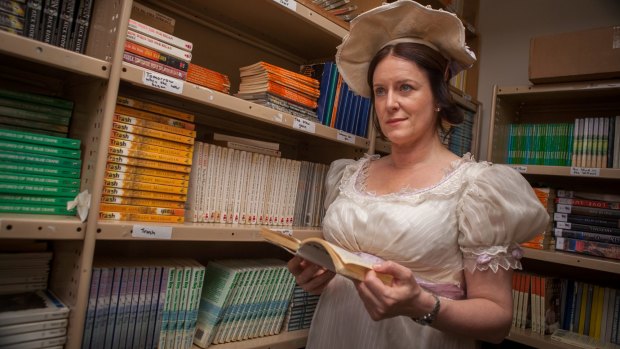 Susan Prior as head teacher Lee Issen in a scene from Book Week.