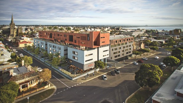 More than 100 new apartments will be built in Geelong.