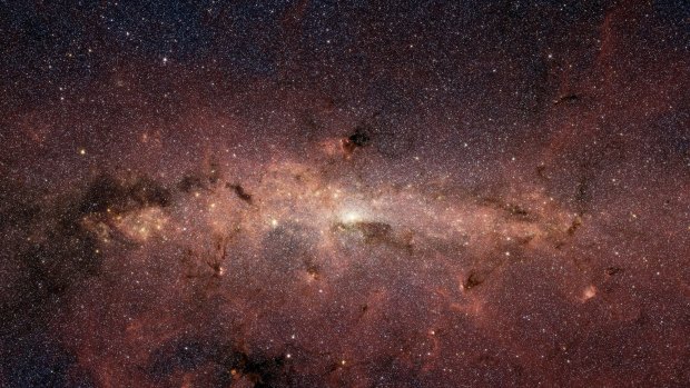 Our home galaxy, the Milky Way, as captured by the Event Horizon Telescope.