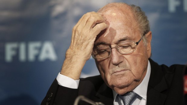 Suspended FIFA President Sepp Blatter.