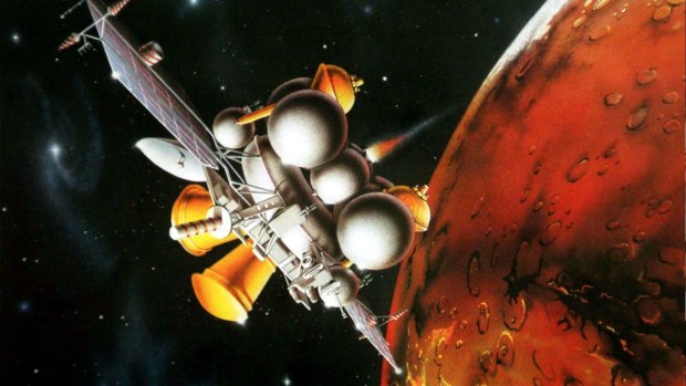 An artist impression of the Mars 96 probe, which alarmed authorities in Brisbane in 1996.