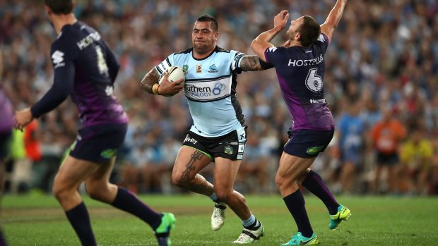 Bulldozer: Andrew Fifita played a key role in the victory.
