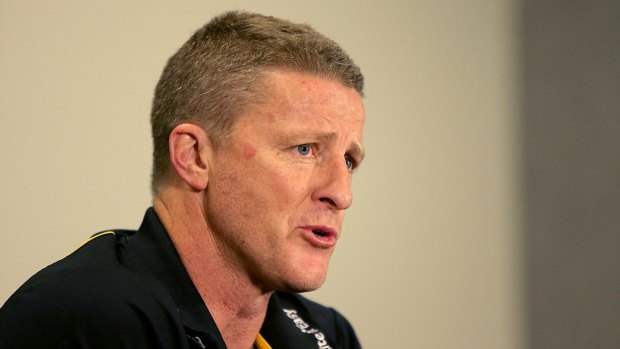 Damien Hardwick says 'the right people will make the right decisions'.