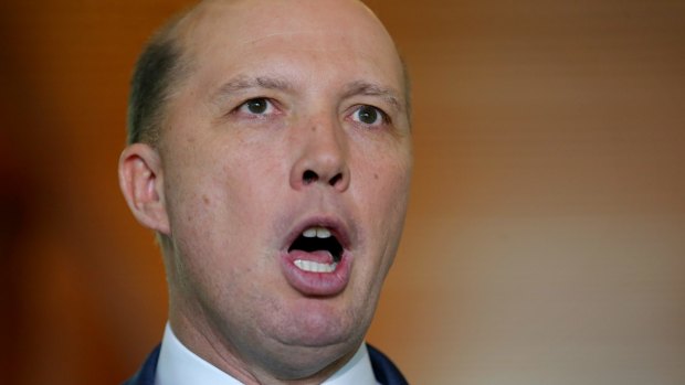 Immigration Minister Peter Dutton's chest thumping makes constructive discussion almost impossible. 