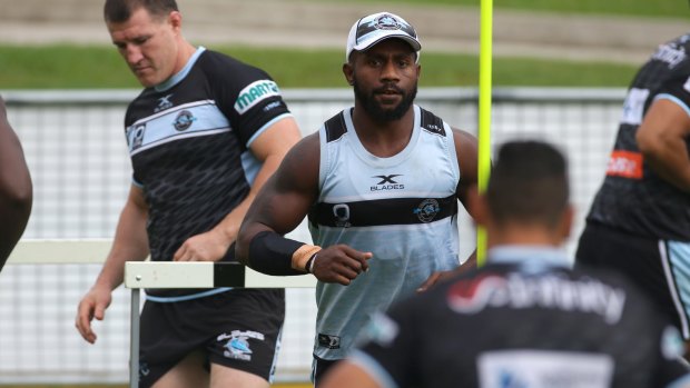 At the Sharks: James Segeyaro is unlikely to be rushed into Cronulla's starting side.