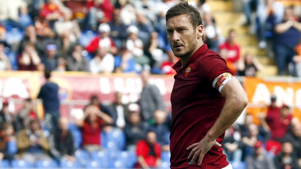 Francesco Totti put Roma ahead in the third minute, but it wasn't enough.