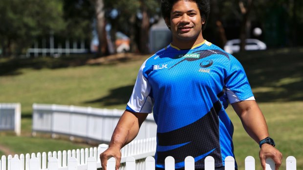 A force to be reckoned with: Tatafu Polota Nau in his new colours.