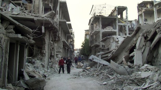 The Syrian conflict has claimed more than a quarter of a million lives and left cities like Damascus in ruins.