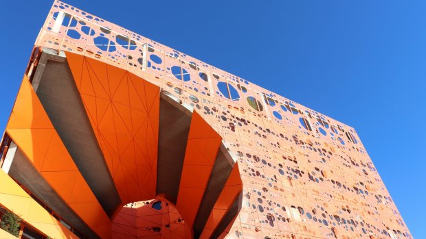 In Lyon, pop your eyes at innovative architecture, including Le Cube Orange.