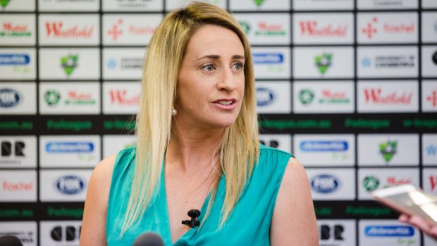 Just four games into her W-League coaching career and Heather Garriock could take Canberra United top of the ladder. 
