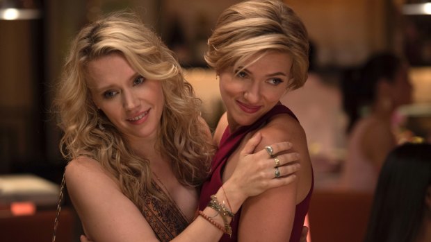 Complacent: Kate McKinnon, left, and Scarlett Johansson in <i>Rough Night</i>.