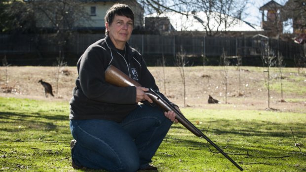 Wildcare member Diane Hinton is one of the shooters qualified to euthanise injured animals.