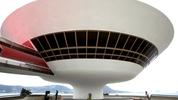 The Niterói Contemporary Art Museum.