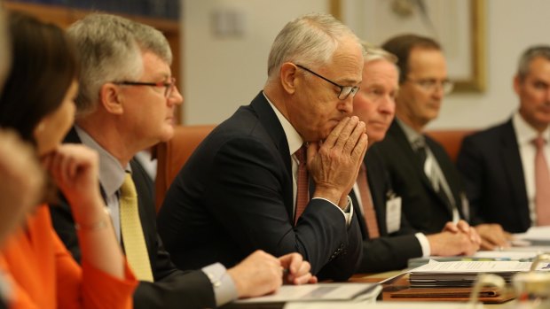 Prime Minister Malcolm Turnbull cut a lonely figure in the crowded COAG meeting room: isolated on climate change.