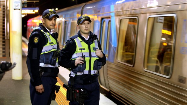 A question mark hangs over whether every train station needs to have PSOs on at night.
