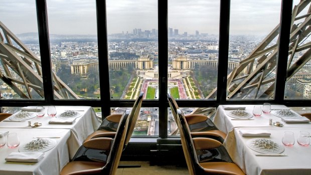 The view from Jules Verne, Paris.

