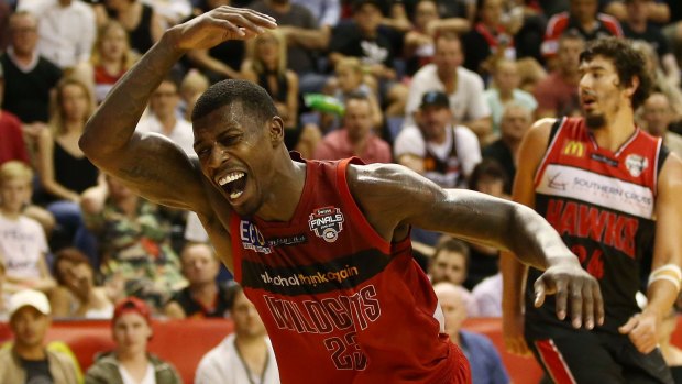 Charging towards a title: Casey Prather grabbed 18 points.