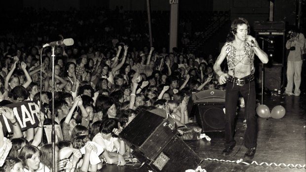 AC/DC in Sydney in 1976.