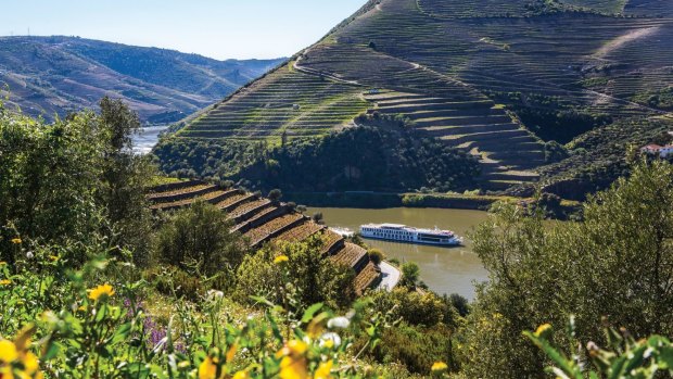 Cruising the Douro River in Portugal.