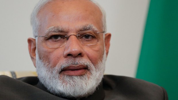 India's Prime Minister Narendra Modi in June