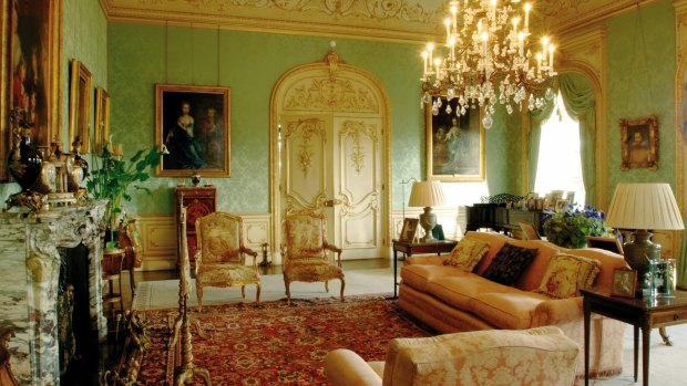 The drawing room at Highclere Castle.