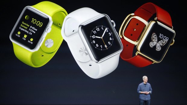 Apple chief executive Tim Cook has not broken out specific sales figures for the Apple Watch but is predicting a new sales record this quarter.