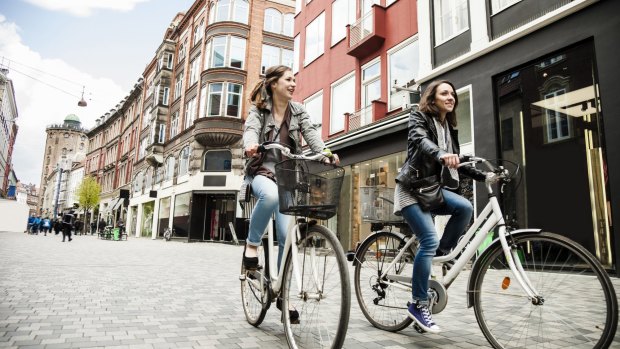 Half of Copenhagen's residents cycle daily.