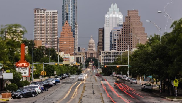 Austin streetscape.