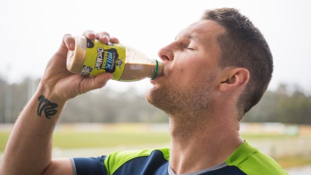 Will Canberra Raiders captain Jarrod Croker accept the milk-bath challenge?