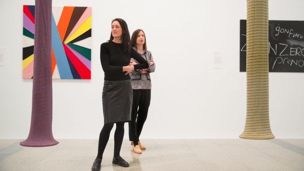 Jane Devery and Pip Wallis, co-curators of Every Brilliant Eye: Australian Art of the 1990s.