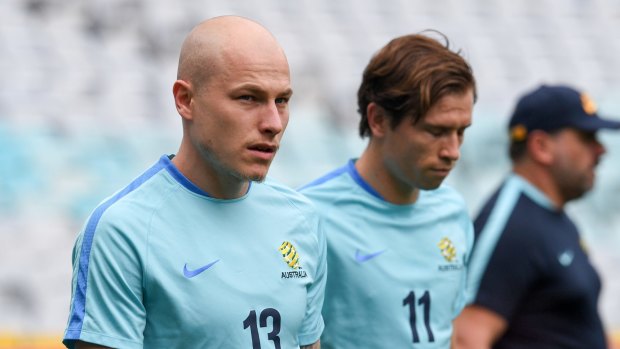 Aaron Mooy struggled to contain his anger at being inexplicably dropped from the starting line-up against Syria.