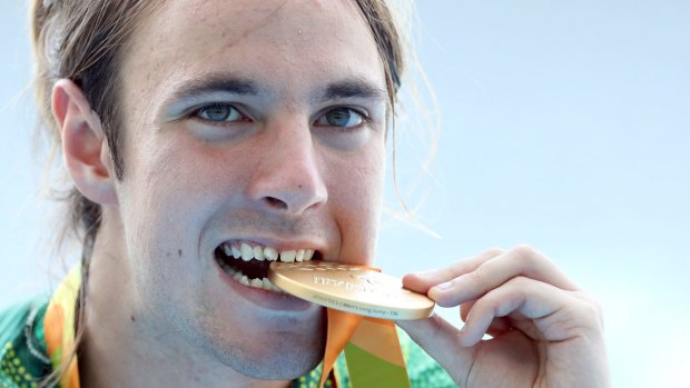 Gold medallist Brayden Davidson.