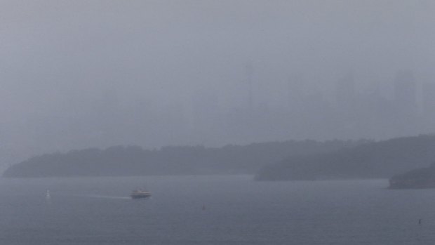 Many shades of grey cloak Sydney.