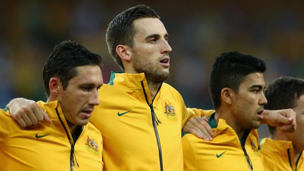 Socceroo Matthew Spiranovic has been sidelined with a calf injury.