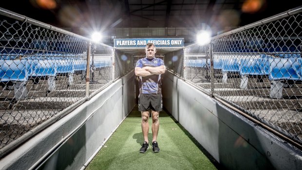 Tough times: Injuries have seen Brett Morris miss 24 of the 51 games Canterbury have played since he arrived in Belmore.