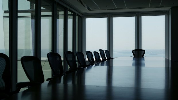 No seats for non-Anglo women at the board table.