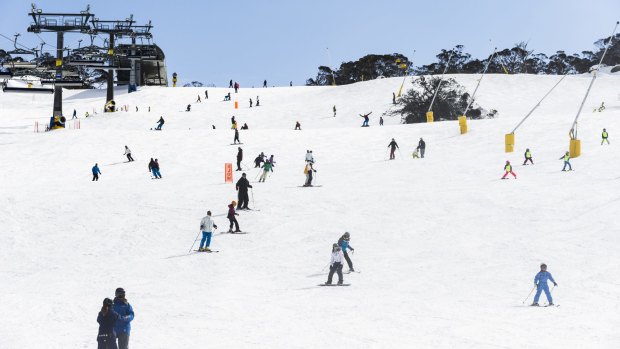 Police are patrolling roads leading to the snowfields such as Perisher's front valley until october 6. 