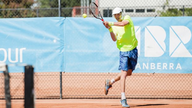 Marc Polmans secured back-to-back ACT Claycourt International titles on Sunday. 
