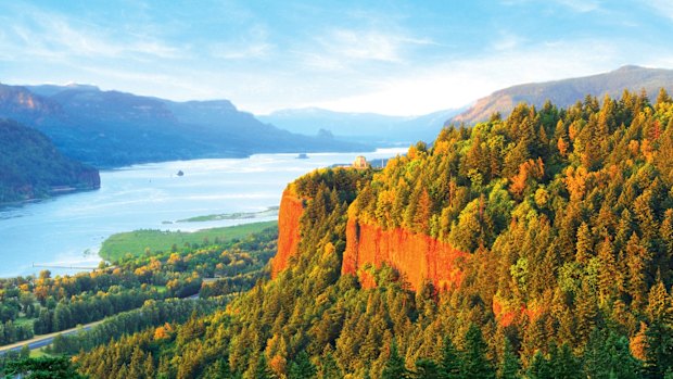 Crown Point above the Columbia Gorges.