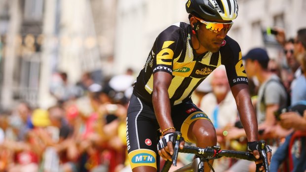 Respect: Eritrean rider Merhawi Kudus says he is still learning.
