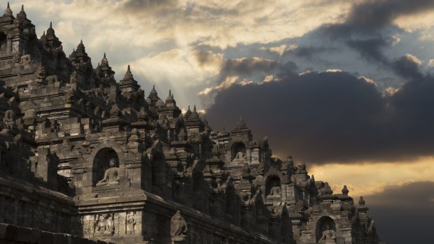 The Buddhist Temple of Borobudur, Java, Indonesia.