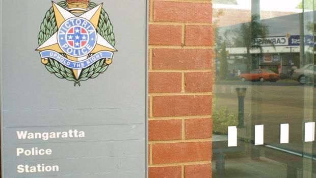 Wangaratta police have charged a man with offences including publishing a 'record of interview'.