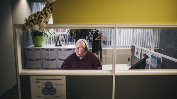 Lifeline call centre: More than half of calls to Lifeline Australia's crisis service were from people who lived alone.