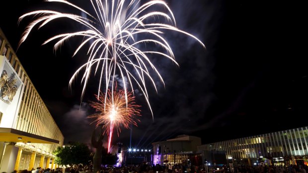 Canberra's New Year's Eve 2016 in City Square.