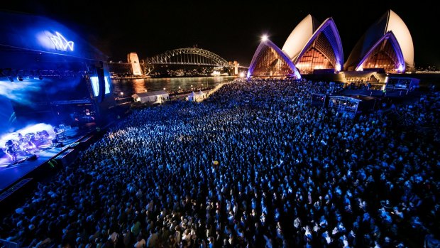 Jan Utzon has expressed concerns about the staging of outdoor events at the Sydney Opera House.
