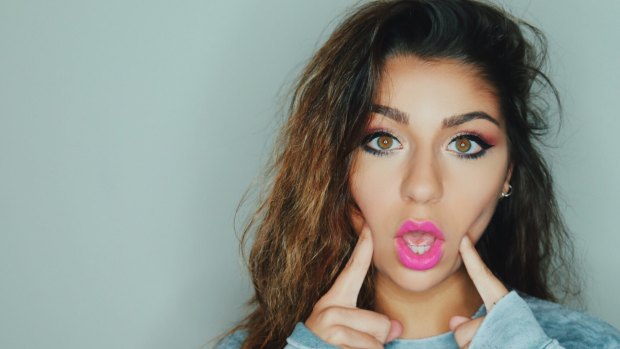"Content creator": Andrea Russett's YouTube channel has 2.4 million subscribers.